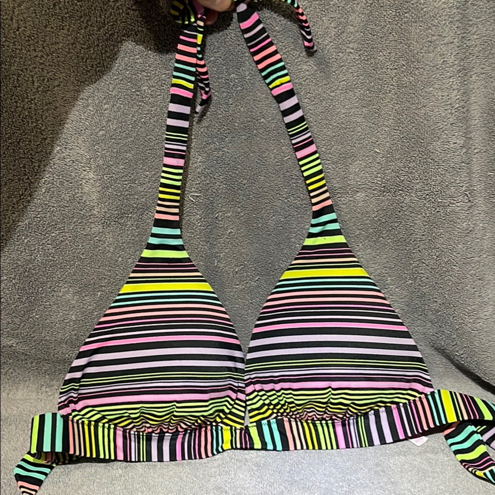 Striped Multicolor Bikini Set - image 2
